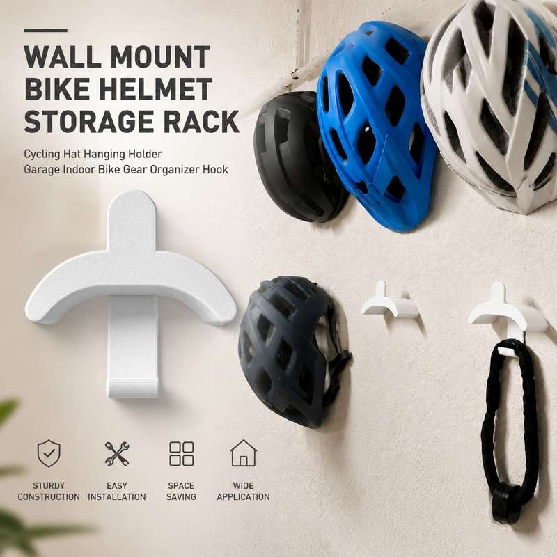 Cycling Gear Indoor - 벽걸이형 자전거 헬멧 보관 랙 사이클링
