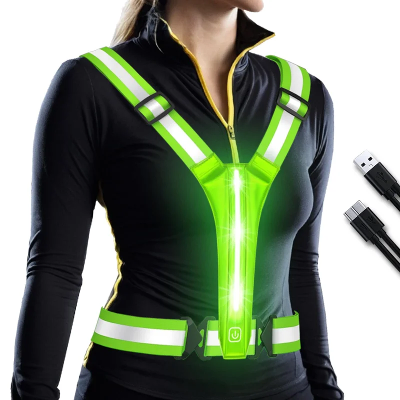 LED Reflective Vest Running Ge - Reflective Cycling Vest 리뷰 및 가격