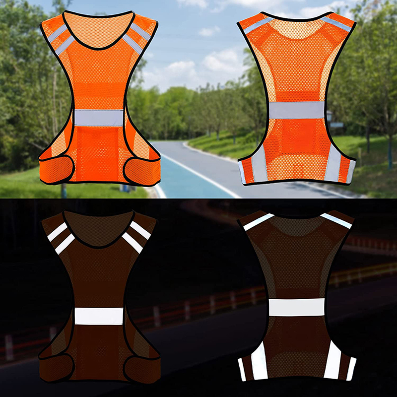 야간 러닝 및 사이클링용 가벼운 통기성 보호 조끼, 형 - Reflective Cycling Vest 리뷰 및 가격